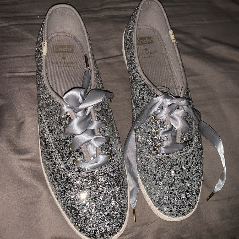 Silver Glitter Limited Edition keds x kate spade